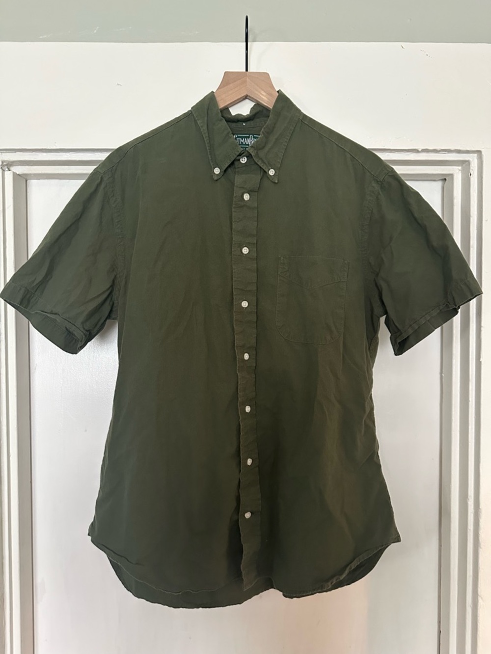 Gitman Bros Vintage Olive Green Shirt
